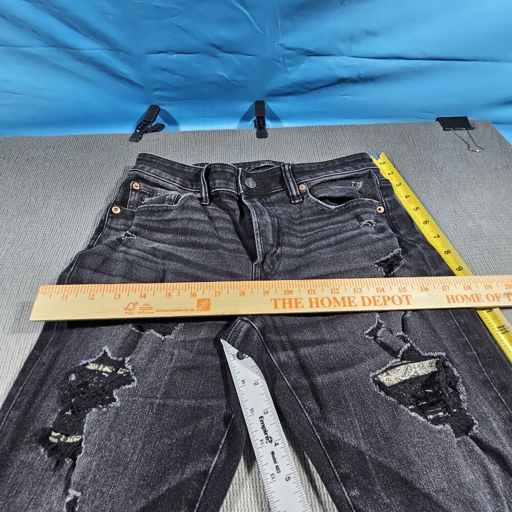 American Eagle Outfitters Airflex 360 Distressed Skinny Stretch Mens Jeans 32x32 - Picture 5 of 14